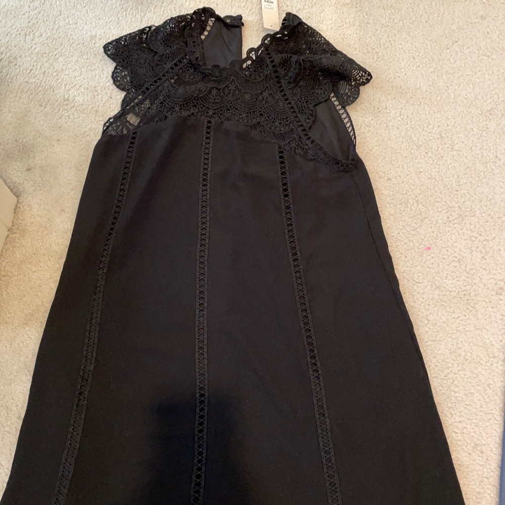 Black, Francesca’s knee length dress.